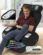 iJoy ZipConnect Massage Chair with Built-In Speakers & Subwoofer