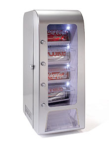 Desktop Refrigerator - Dispenses 12 Soda Cans
