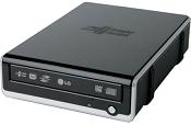 LG Super-Multi External DVD Writer with LightScribe Disc Labeling