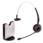GN Netcom 9120 2.4 GHz Wireless Headset with Flex Boom